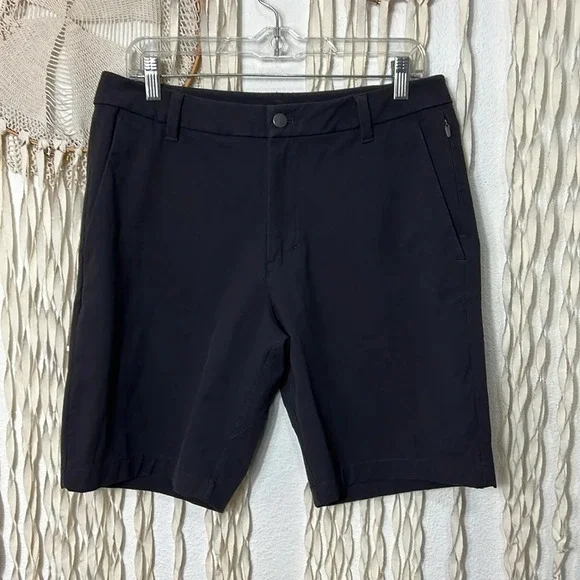 Lululemon Men's Commission Classic Fit Short 9" Vera Twill 32 in Black Granite - Picture 9 of 12